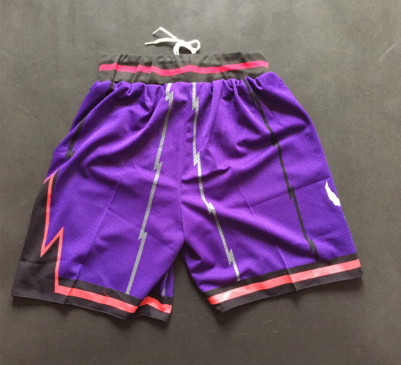 NBA Toronto Raptors Purple Shorts