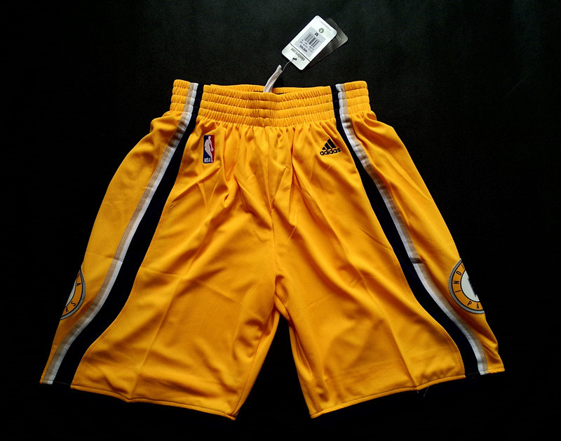 NBA Indiana Pacers Yellow Shorts