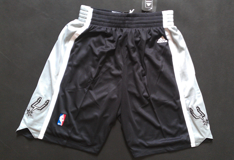 NBA San Antonio Spurs Black Shorts