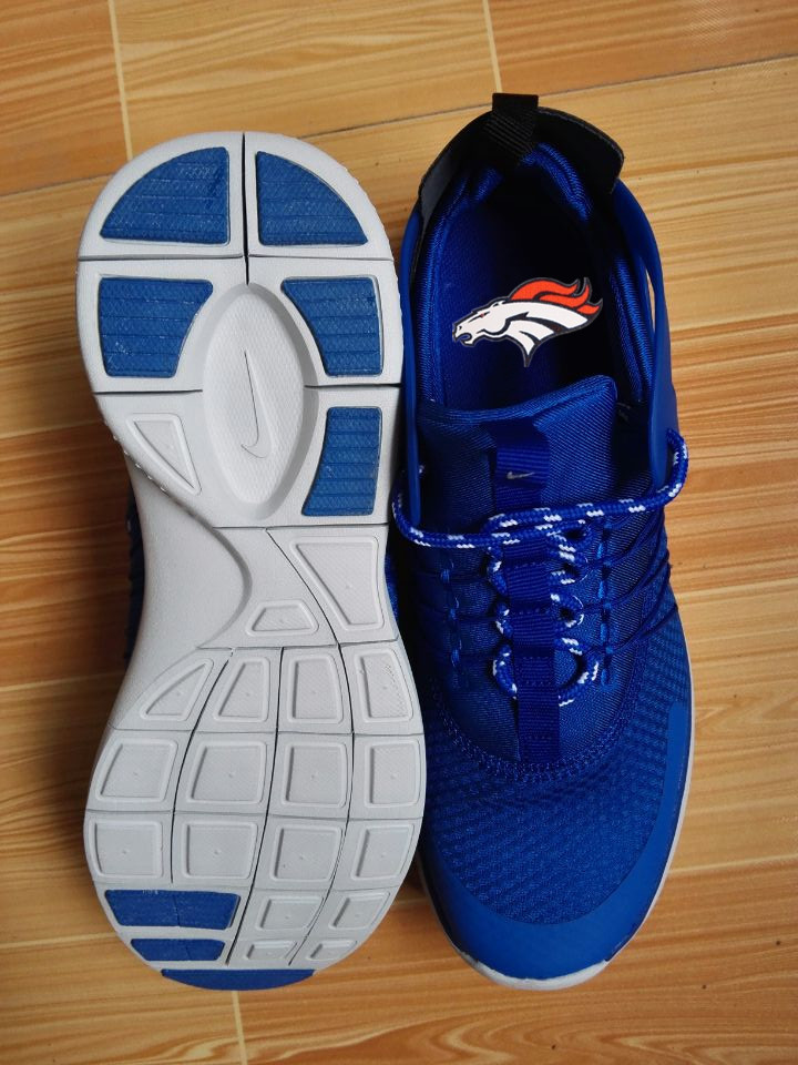 NFL Denver Broncos Blue Sneaker Shoes