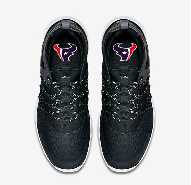 NFL Houston Texans Black Sneaker Shoes