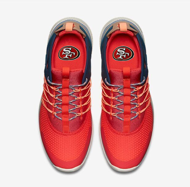 NFL San Francisco 49ers Red Sneaker  Shoes