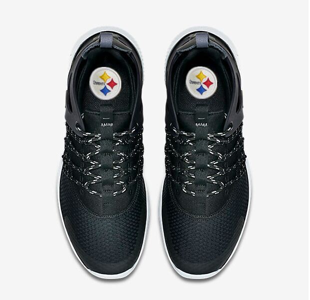 NFL Pittsburgh Steelers Black Sneaker  Shoes