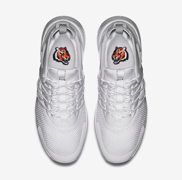 NFL Cincinnati Bengals White Sneaker Shoes