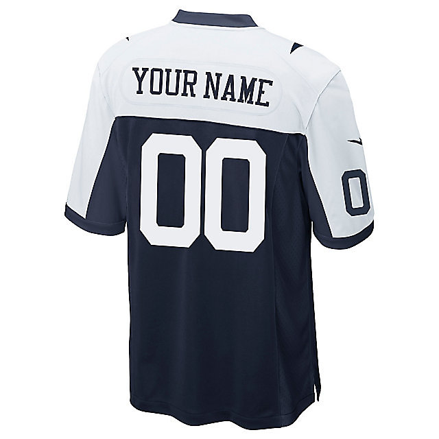 Dallas Cowboys Nike Customized Navy Blue Embroidered Elite Mens Jersey .jpeg