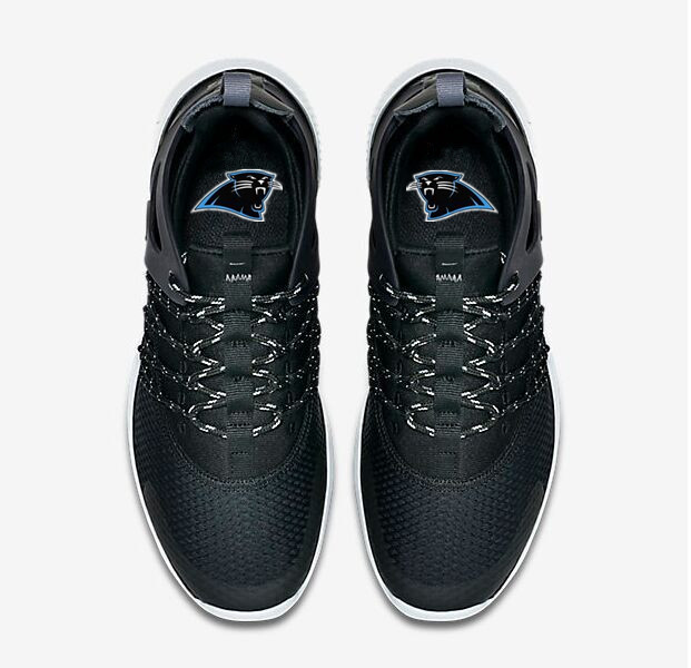 NFL Carolina Panthers Black Sneaker Shoes