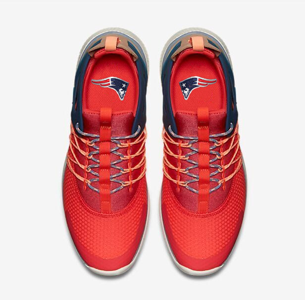 NFL New England Patriots Red Sneaker Shoes