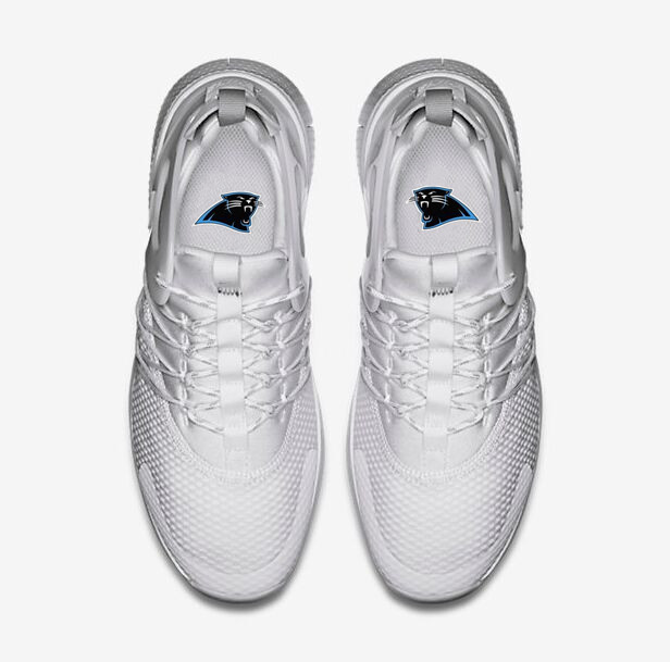 NFL Carolina Panthers White Sneaker Shoes