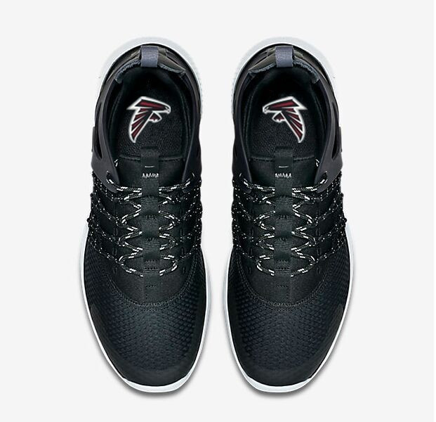 NFL Atlanta Falcons Black Sneaker Shoes