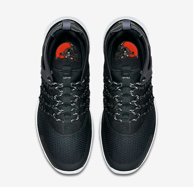 NFL Cleveland Browns Black Sneaker Shoes