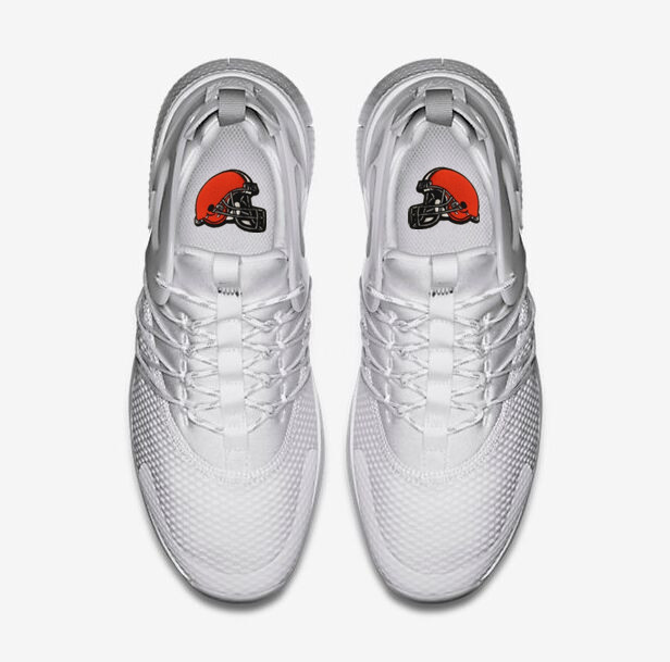 NFL Cleveland Browns White Sneaker Shoes