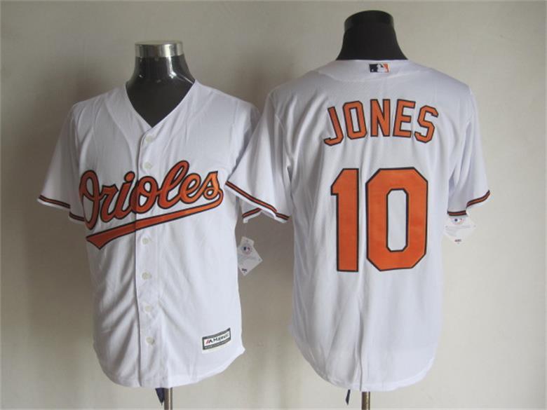 MLB Jerseys Baltimore Orioles #10 Jones White Majestic Jersey