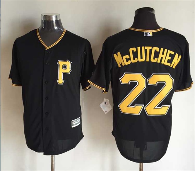 MLB Pittsburgh Pirates #22 McCutchen Black Majestic Jersey