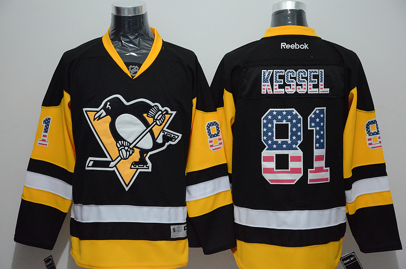 NHL NHL Pittsburgh Penguins #81 Kessel USA Flag Jersey