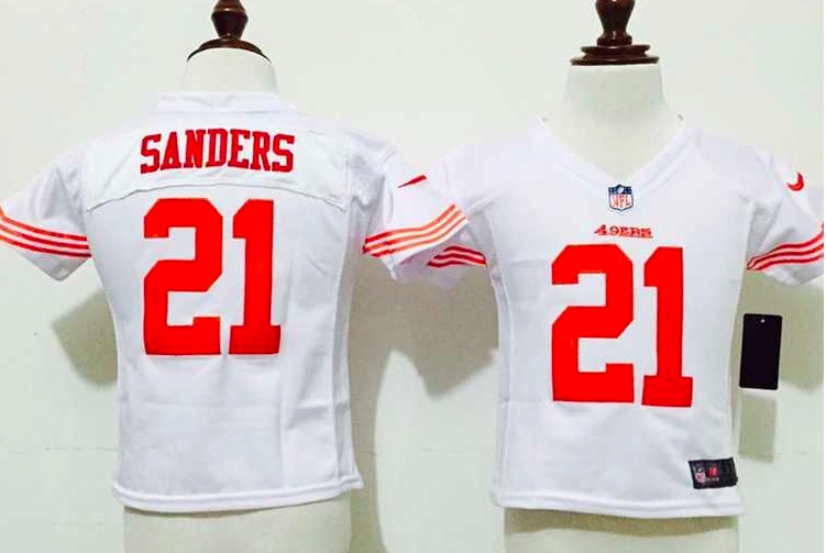 Nike San Francisco 49ers #21 Sanders Kids Jersey 2-5T