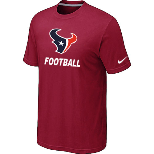 Mens Houston Texans Nike Cardinal Facility T-Shirt Red 