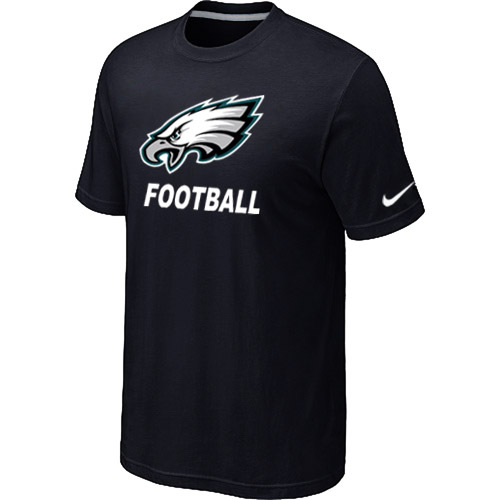 Mens Philadelphia Eagles Nike Cardinal Facility T-Shirt Black 
