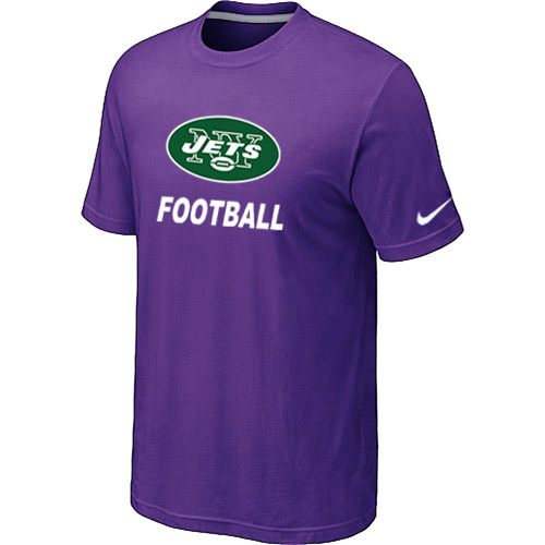Mens New York Jets Nike Cardinal Facility T-Shirt Purple 