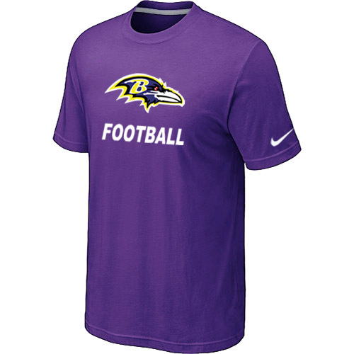 Mens Baltimore Ravens Nike Cardinal Facility T-Shirt Purple 