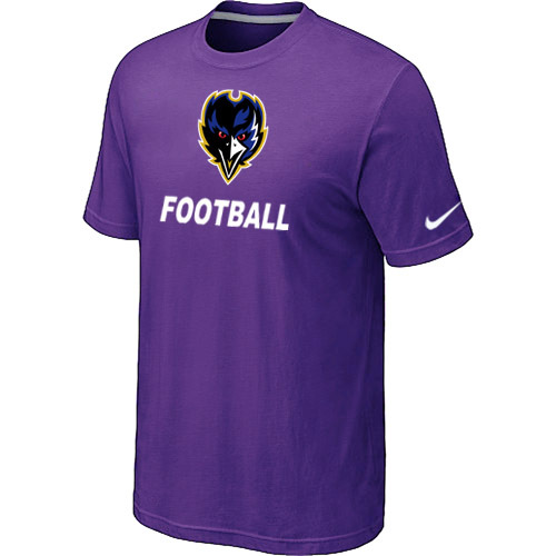 Mens Baltimore Ravens Nike Cardinal Facility T-Shirt Purple 2 