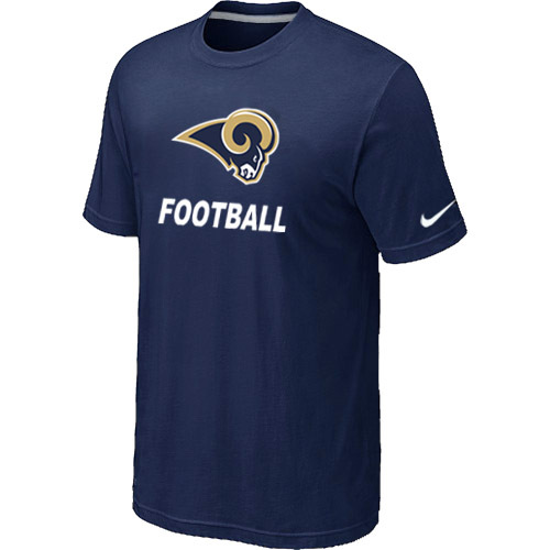Mens St.Louis Rams Nike Cardinal Facility T-Shirt D.Blue 