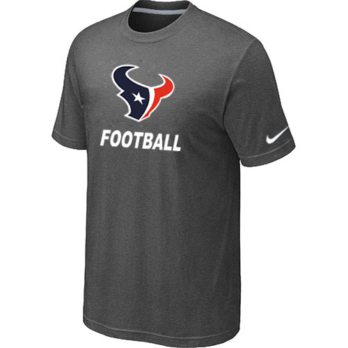 Mens Houston Texans Nike Cardinal Facility T-Shirt D.Grey 