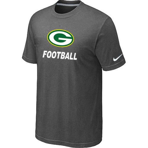 Mens Green Bay Packers Nike Cardinal Facility T-Shirt D.Grey 