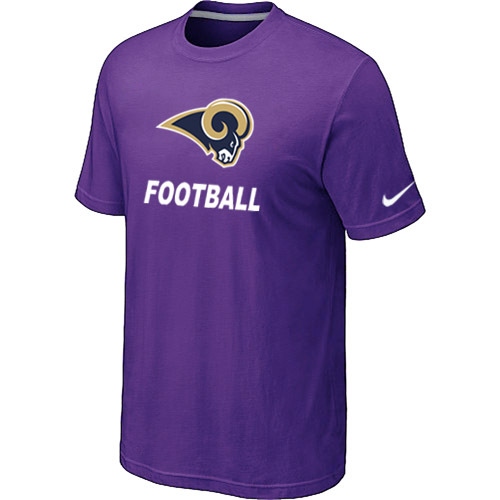 Mens St.Louis Rams Nike Cardinal Facility T-Shirt Purple 