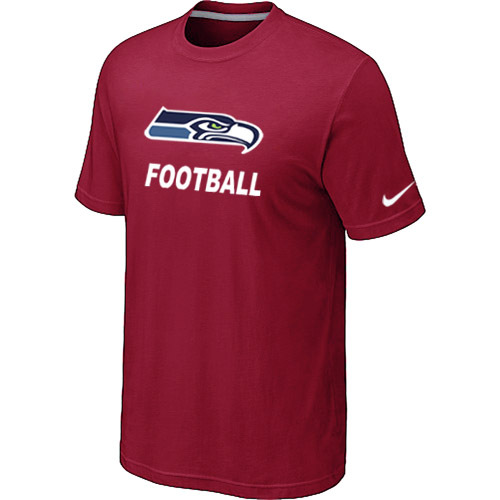 Mens Seattle Seahawks Nike Cardinal Facility T-Shirt Red 