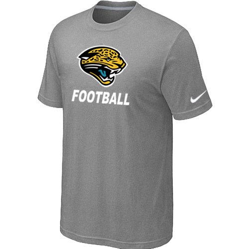 Mens Jacksonville Jaguars Nike Cardinal Facility T-Shirt L.Grey 