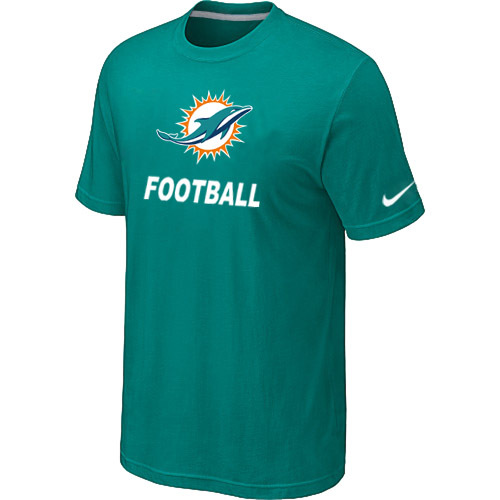 Mens Miami Dolphins Nike Cardinal Facility T-Shirt Green 