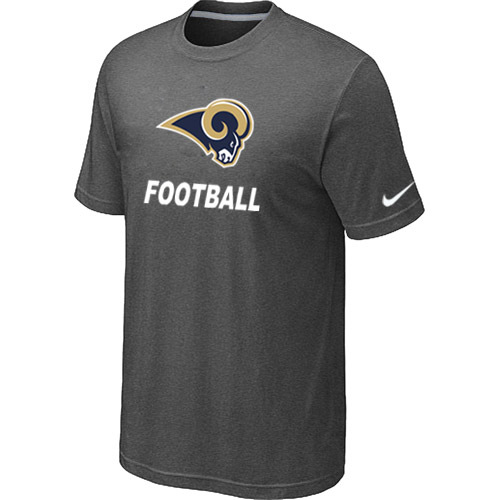 Mens St.Louis Rams Nike Cardinal Facility T-Shirt D.Grey 