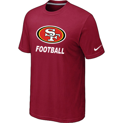 Mens San Francisco 49ers Facility T-Shirt Red 