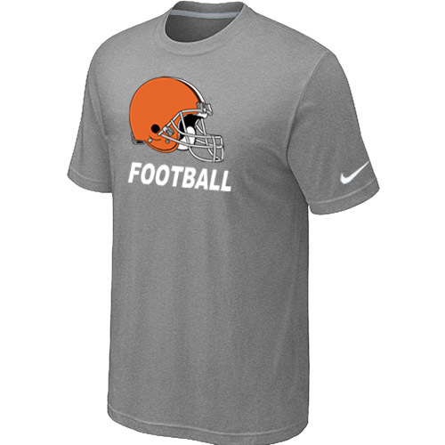 Mens Cleveland Browns Nike Facility T-Shirt L.Grey 