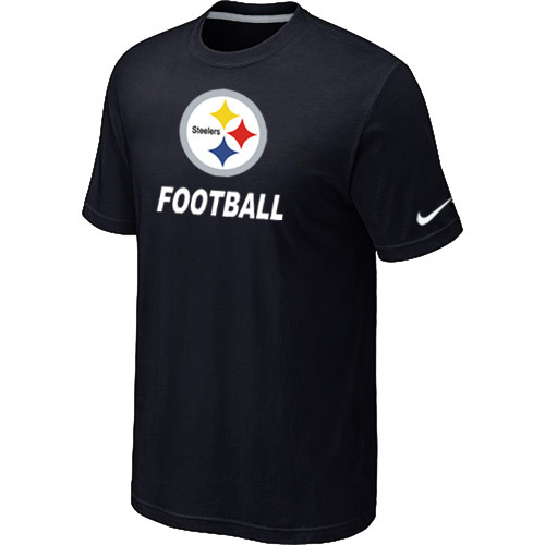 Mens Pittsburgh Steelers Nike Cardinal Facility T-Shirt Black 
