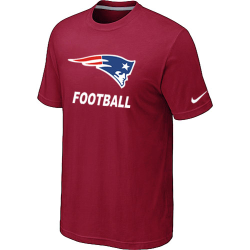 Mens New England Patriots Nike Cardinal Facility T-Shirt Red