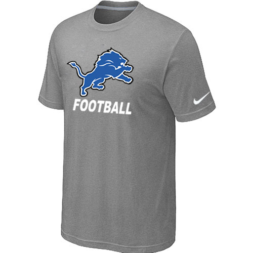Mens Detroit Lions Nike Facility T-Shirt L.Grey 