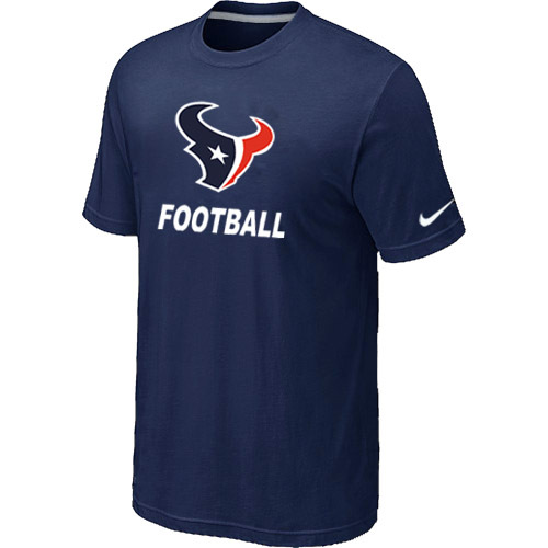 Mens Houston Texans Nike Cardinal Facility T-Shirt D.Blue 