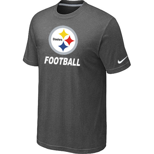 Mens Pittsburgh Steelers Nike Cardinal Facility T-Shirt D.Grey 