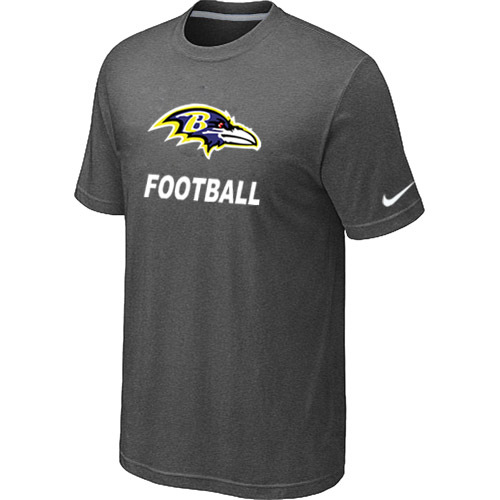 Mens Baltimore Ravens Nike Cardinal Facility T-Shirt D.Grey 