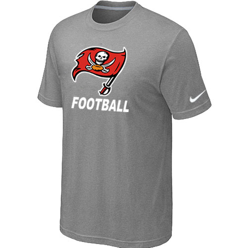 Mens Tampa Bay Buccaneers Nike Cardinal Facility T-Shirt L.Grey 