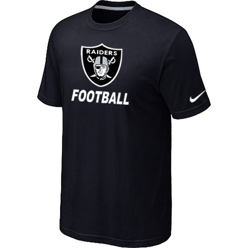 Mens Oakland Raiders Nike Cardinal Facility T-Shirt Black 