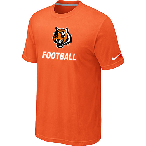 Mens Cincinnati Bengals Nike Facility T-Shirt Orange 2 