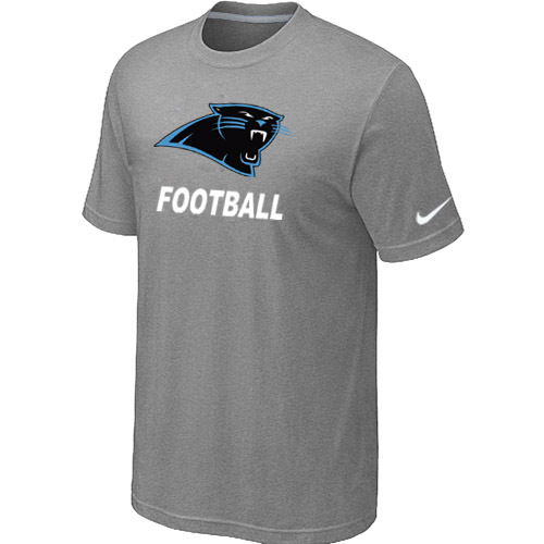 Mens Carolina Panthers Nike Cardinal Facility T-Shirt L.Grey 