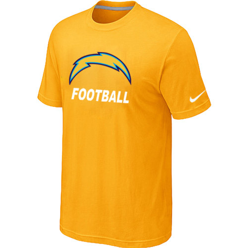 Mens San Diego Charger Nike Cardinal Facility T-Shirt Yellow 