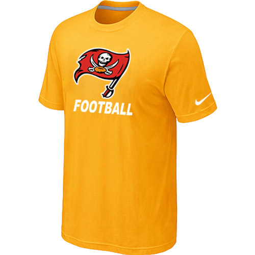 Mens Tampa Bay Buccaneers Nike Cardinal Facility T-Shirt Yellow 