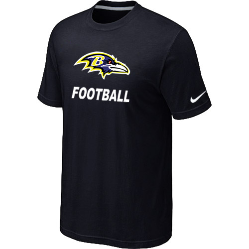 Mens Baltimore Ravens Nike Cardinal Facility T-Shirt Black 
