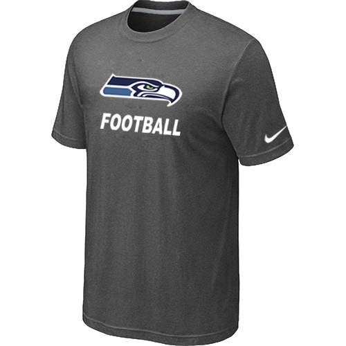 Mens Seattle Seahawks Nike Cardinal Facility T-Shirt D.Grey 