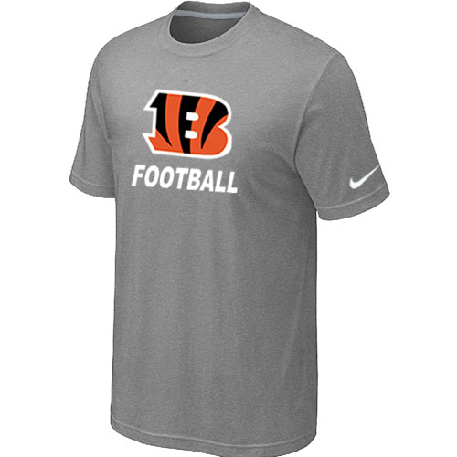 Mens Cincinnati Bengals Nike Facility T-Shirt L.Grey 