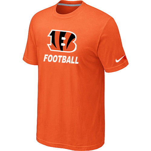 Mens Cincinnati Bengals Nike Facility T-Shirt Orange 